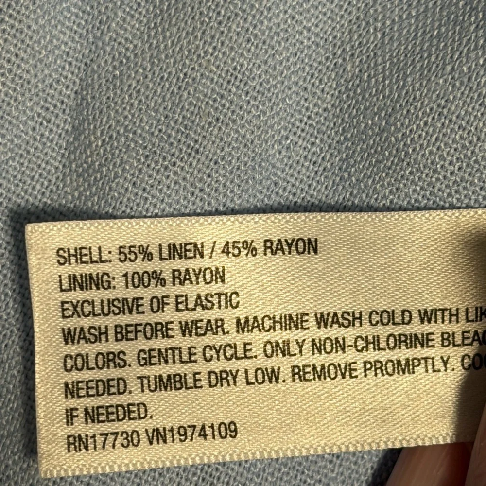 Strapless Light Blue Dress Large - Picture 7 of 8